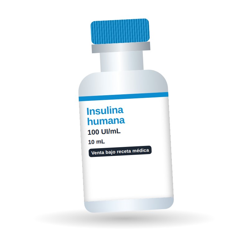 Insulina humana NPH 100 UI/mL frasco 10 mL