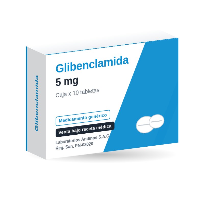 Glibenclamida 5 mg tableta