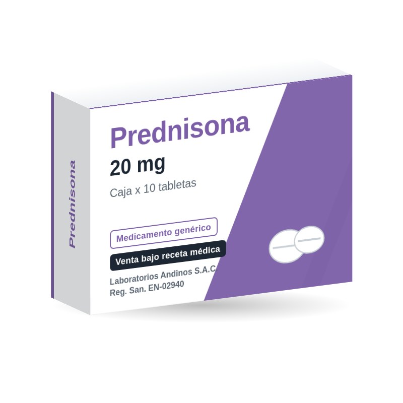 Prednisona 20 mg tableta